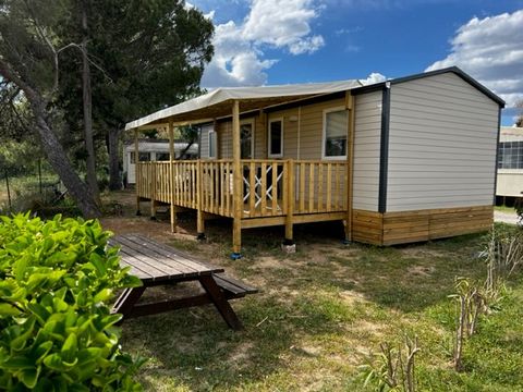MOBILHOME 6 personnes - Nest vue étang -33m²-3 chambres