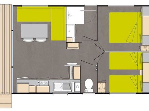 CHALET 4 personnes - Classique Confort 2 chambres