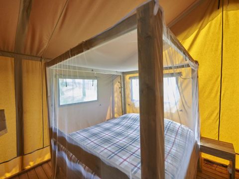 TENTE TOILE ET BOIS 5 personnes - Tente Safari 2ch 5 pers