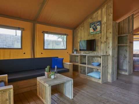 TENTE TOILE ET BOIS 5 personnes - Tente Safari 2ch 5 pers