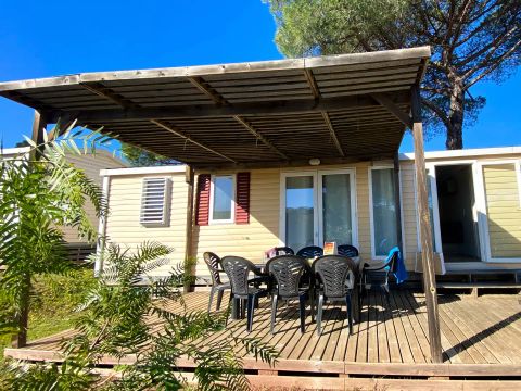 MOBILHOME 8 personnes - Indiana 4 Pièces 6/8 Personnes Climatisé + TV