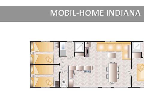 MOBILHOME 8 personnes - INDIANA CONFORT