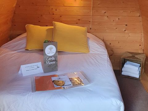 Hébergement 2 personnes - Le POD : la cabane 100 % nature / avec petit déjeuner / 2 pers inclus / Spa privatif en option