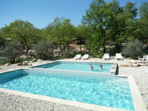 LODGE 5 personnes - Roulotte ( Séjour Deluxe ) climatisée / avec petit déjeuner / 2 pers inclus / Spa privatif en option