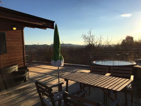Hébergement 2 personnes - Suite Nid d'Amour et Spa ( le raffinement ultime à la cime des arbres spécial couple ) / 2 pers inclus
