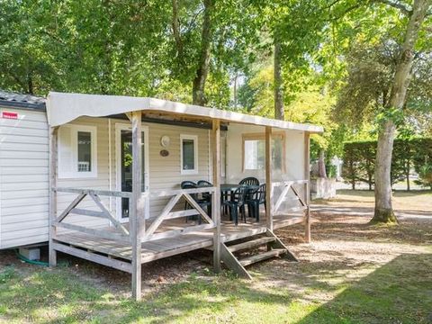 MOBILHOME 6 personnes -  Comfort | 3 Ch. | 6 Pers. | Terrasse surélevée | TV