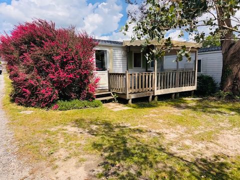MOBILHOME 6 personnes - MH 2CH VINTAGE - TERRASSE SEMI COUVERTE