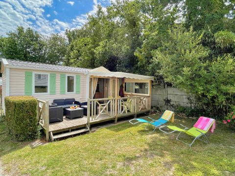 MOBILHOME 6 personnes - MH 3CH - TERRASSE SEMI COUVERTE