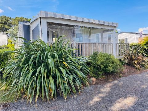 MOBILHOME 7 personnes - MH 3CH - TERRASSE SEMI COUVERTE FERMEE 6/7 PERSONNES