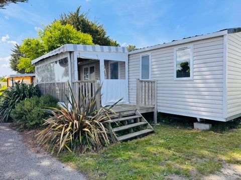 MOBILHOME 7 personnes - MH 3CH - TERRASSE SEMI COUVERTE FERMEE 6/7 PERSONNES