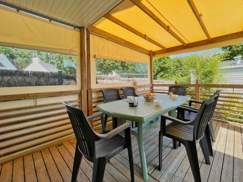 MOBILHOME 6 personnes - 3CH - TERRASSE INTEGREE ET COUVERTE
