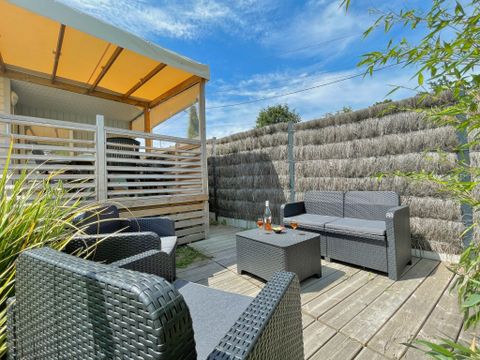 MOBILHOME 6 personnes - 3CH - TERRASSE INTEGREE ET COUVERTE