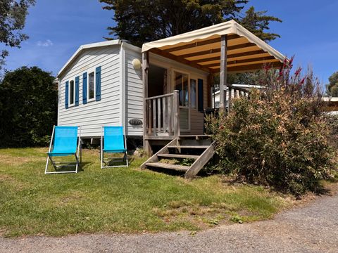 MOBILHOME 2 personnes - 1CH - TERRASSE COUVERTE