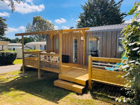MOBILHOME 6 personnes - MH 2CH PREMIUM - TERRASSE SEMI COUVERTE