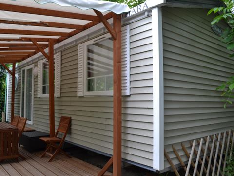 MOBILHOME 6 personnes - 3 chambres + terrasse couverte
