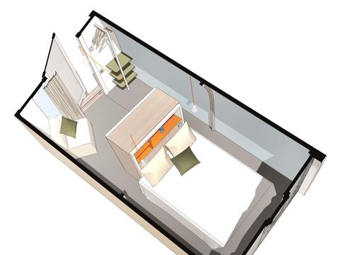 TENTE 2 personnes - Coco Sweet 1 chambre (sans sanitaires)
