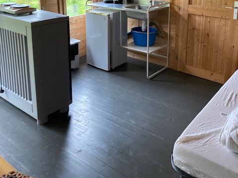 CHALET 2 personnes - Chalet COCONUT 2/4 pers - personnes supplémentaires possible en supplément, contacter le camping