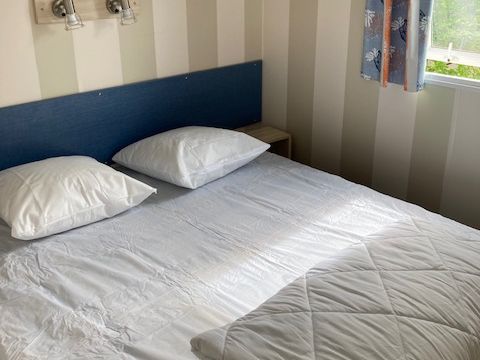 MOBILHOME 2 personnes - Mobil home SUNSET 4/6 pers - personnes supplémentaires possible en supplément, contacter le camping