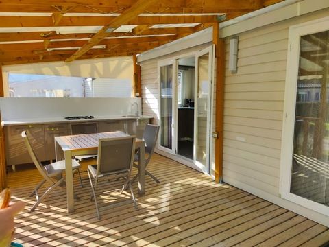 MOBILHOME 6 personnes - Cottage Evasion Clim 4/6 pers 2 chb