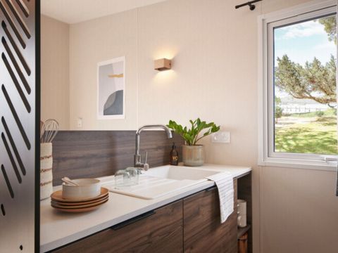 MOBILHOME 2 personnes - Cottage DUO PREMIUM Clim 2 pers 1 Sdb