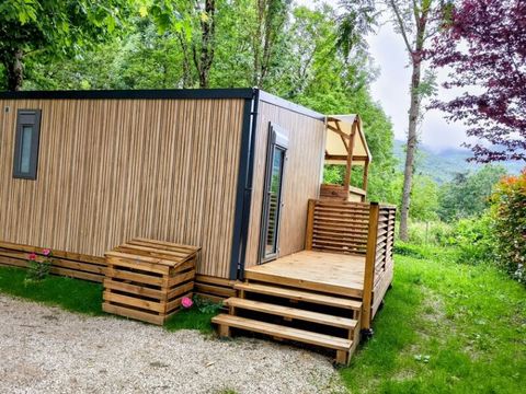 MOBILHOME 2 personnes - Cottage DUO PREMIUM Clim 2 pers 1 Sdb