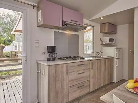 MOBILHOME 6 personnes - Comfort | 2 Ch. | 4/6 Pers. | Terrasse surélevée | Clim.