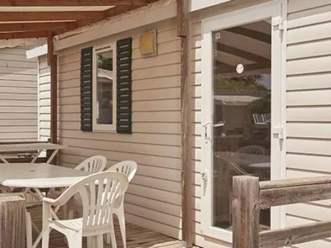 MOBILHOME 6 personnes - Comfort | 2 Ch. | 4/6 Pers. | Terrasse surélevée | Clim.