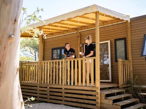 MOBILHOME 6 personnes - Riviera 4 Pièces 6 Personnes Climatisé + TV
