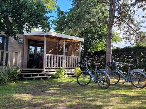 MOBILHOME 4 personnes - Cottage Opale Lounge -  2 Chambres -  30 m2- Terrasse semi-couverte