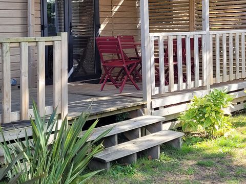 MOBILHOME 4 personnes - Cottage Opale Lounge -  2 Chambres -  30 m2- Terrasse semi-couverte