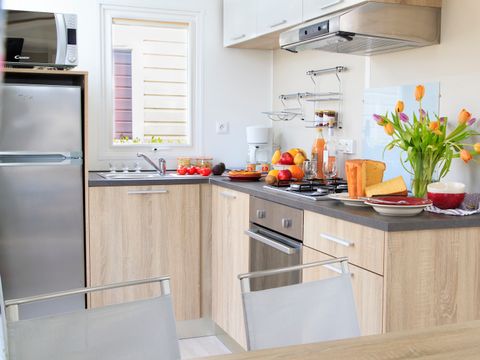 MOBILHOME 4 personnes - Cottage Opale Lounge -  2 Chambres -  30 m2- Terrasse semi-couverte