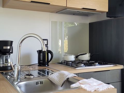 MOBILHOME 4 personnes - Cottage Opale Lounge -  2 Chambres -  30 m2- Terrasse semi-couverte