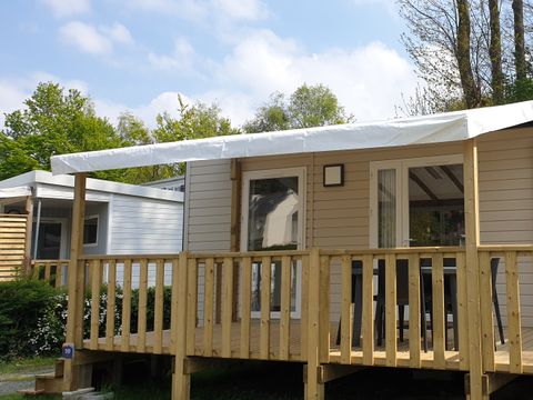 MOBILHOME 4 personnes - Mobil-Home CONFORT 28m² 2 chambres avec terrasse couverte