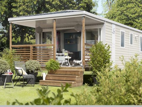 MOBILHOME 4 personnes - PREMIUM 26m² 2 chambres - terrasse intégrée de 8m²+ lave-vaisselle
