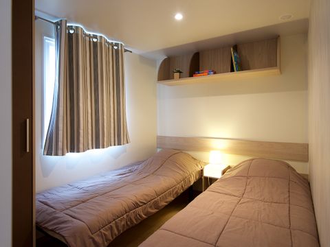 MOBILHOME 6 personnes - Mobil-Home PREMIUM 35m² 3 chambres avec terrasse couverte et lave-vaisselle