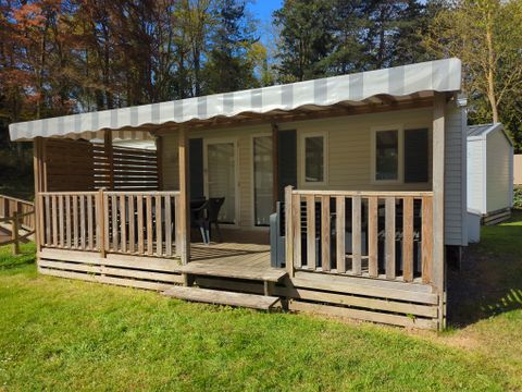 MOBILHOME 6 personnes - Mobil-Home PREMIUM 35m² 3 chambres avec terrasse couverte et lave-vaisselle