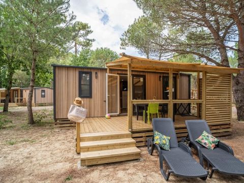Mobilhome 4 personnes - Cottage Iris - 2 chambres - 1 salle de bain ***
