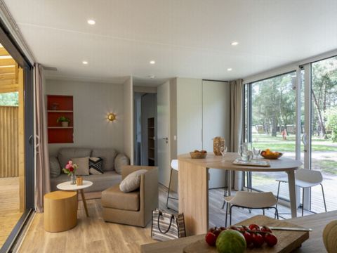 Mobilhome 4 personnes - Cottage Tulipe - 2 chambres - 2 salles de bain Premium