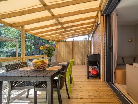 Mobilhome 4 personnes - Cottage Tulipe - 2 chambres - 2 salles de bain Premium