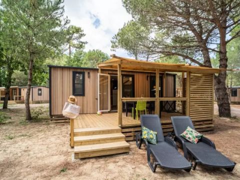 MOBILHOME 4 personnes - Cottage Iris 3 Pièces 4 Personnes + TV