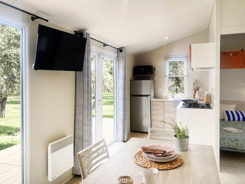 MOBILHOME 4 personnes - Cottage Iris 3 Pièces 4 Personnes + TV