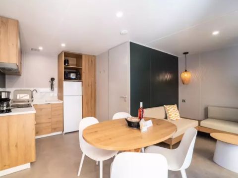 MOBILHOME 4 personnes - Cottage Iris 3 Pièces 4 Personnes + TV