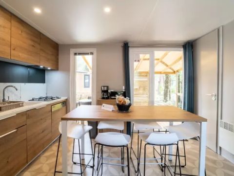 MOBILHOME 6 personnes - Cottage Violette 4 Pièces 6 Personnes + TV