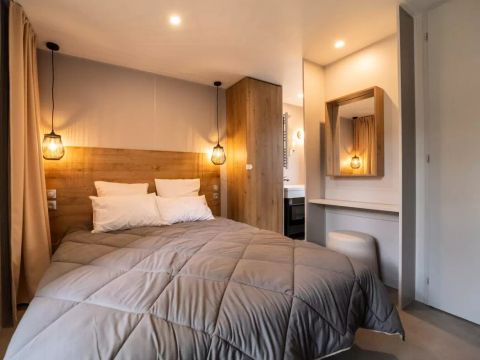 MOBILHOME 4 personnes - Cottage Jacinthe 3 Pièces 4 Personnes + TV