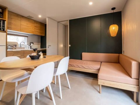 MOBILHOME 4 personnes - Cottage Jacinthe 3 Pièces 4 Personnes + TV