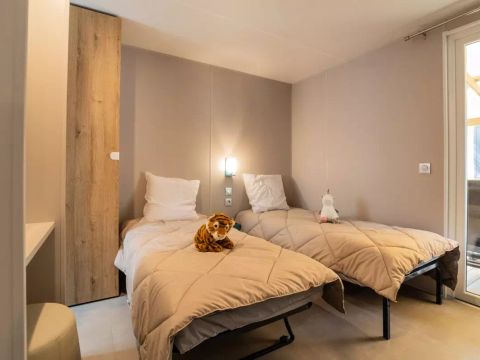 MOBILHOME 4 personnes - Cottage Jacinthe 3 Pièces 4 Personnes + TV