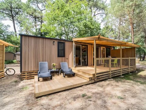 MOBILHOME 6 personnes - Cottage Hortense 4 Pièces 6 Personnes Climatisé + TV 2sdb ****