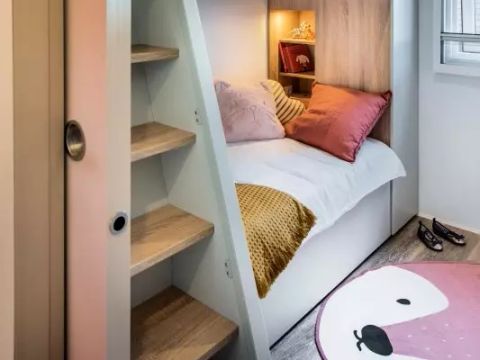 MOBILHOME 6 personnes - Cottage Premium Lys 4 Pièces 6 Personnes + TV 2 sdb