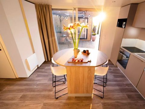 MOBILHOME 6 personnes - Cottage Premium Lys 4 Pièces 6 Personnes + TV 2 sdb
