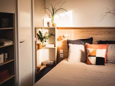 MOBILHOME 6 personnes - Cottage Premium Lys 4 Pièces 6 Personnes + TV 2 sdb